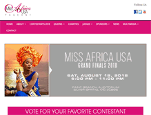 Tablet Screenshot of missafricausa.org